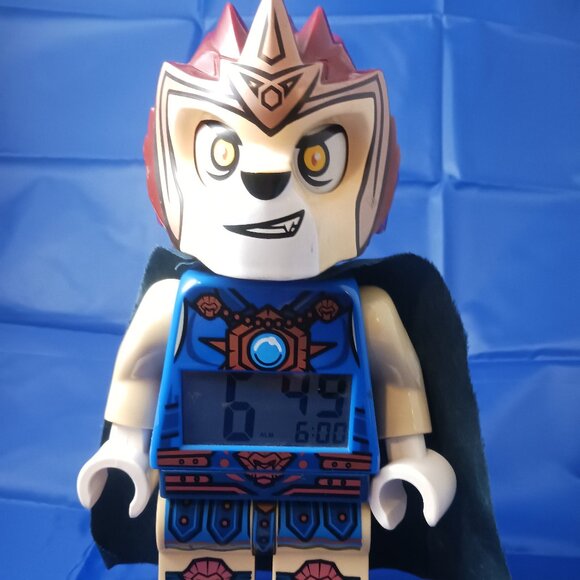 Lego Legends of Chima Laval Blue Minifigure Kids Bedroom Digital Alarm Clock 9" - Picture 1 of 10